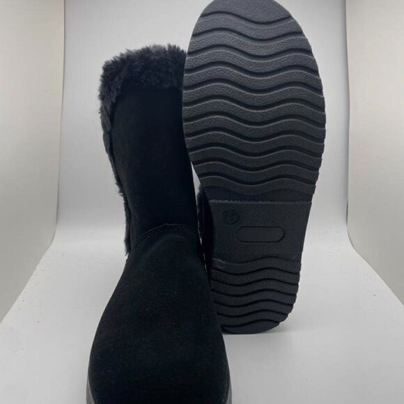 Cushionaire Women's COZY pull on boot BLACK 7.5 - Picture 6 of 6